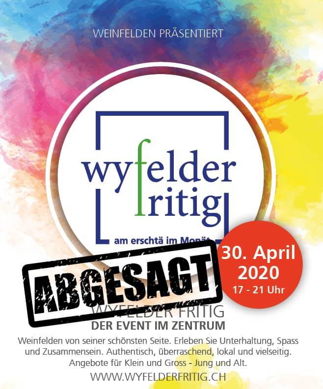 Wyfelder Fritig abgesagt