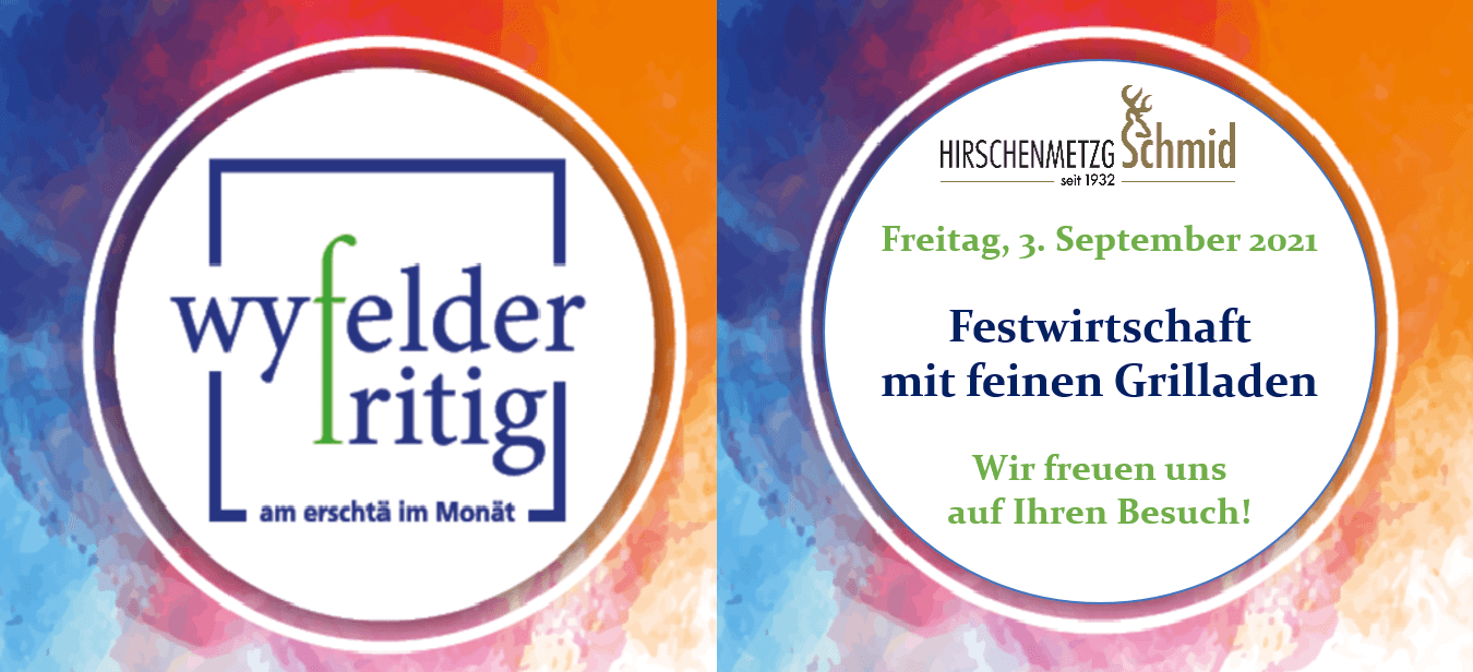 Banner Wyfelder Fritig 3. September 2021